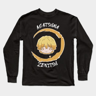 DEMON SLAYER (KIMETSU NO YAIBA) ZENITSU GRUNGE STYLE Long Sleeve T-Shirt